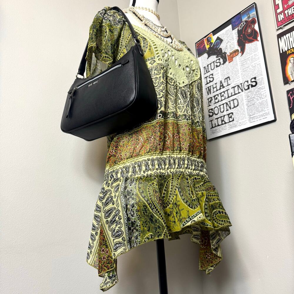 Self Esteem Green Patterned Top / Dress